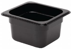 Гастроемкость Gastromix Gn1/6-100 полипропилен черная