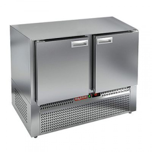 Стол охлаждаемый Hicold GN 11/TN БЕЗ СТОЛЕШНИЦЫ (-2+10), 2 двери, 1390х700х800