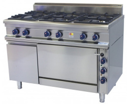 Купить плита 6 конфорочная kogast ps-t69/1am 52361 газ 900 серии – цена от завода, доставка до двери | RuOborudovanie.ru