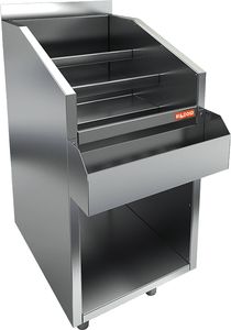 Лестница ликёрная HiCold НБмлЛ-4/5БК (287895) с бортом и карманом 400х600х850мм