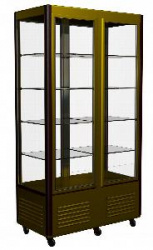 Купить витрина кондитерский полюс d4 vm 800-1 коричнево-золотой холодильный (r800c люкс carboma) – цена от завода, доставка до двери | RuOborudovanie.ru