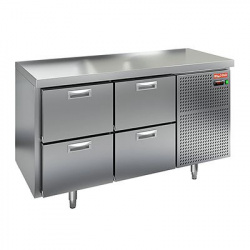Купить стол охлаждаемый hicold sn 22/tn о (-2+10) островн., 4 ящ, 1390х600х850мм – цена от завода, доставка до двери | RuOborudovanie.ru