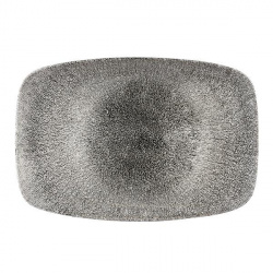 Купить блюдо прямоугольное chefs 35,5х24,5см, без борта, цвет raku quartz black, studio prints rkbqxp141 – цена от завода, доставка до двери | RuOborudovanie.ru