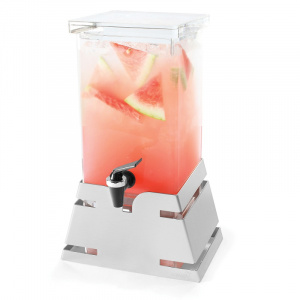 Диспенсер для сока Rosseto Beverage Ld141, 3,8л 26,3Х17,8см H43,2см, нерж.сталь/акрил