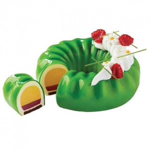 Форма для мороженого/суфле 3D "ЦАРСКИЙ" D180/61Мм H57Мм (ОБЪЕМ 1Л), силикон Ke019S
