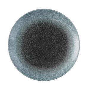Тарелка мелкая 28,8СМ, без борта, цвет Raku Duo Topaz-Quartz, Studio Prints Rdtqev111