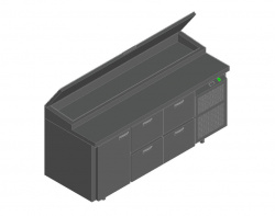Купить стол для пиццы hicold pz1-122gn (1/3h) – цена от завода, доставка до двери | RuOborudovanie.ru
