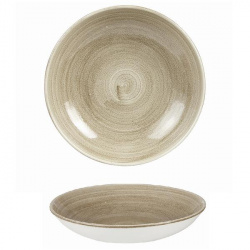 Купить тарелка глубокая 24,8см 1,13л, без борта, stonecast patina, цвет antique taupe paatevb91 – цена от завода, доставка до двери | RuOborudovanie.ru