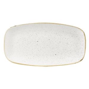 Блюдо прямоугольное Chefs 35,5Х18,9СМ, без борта, Stonecast, цвет Barley White Swhsxo141