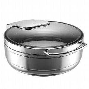 Мармит круглый Basic нержавеющая сталь крышка стекло WMF Hotel D 39СМ H 19СМ 55.0001.6040