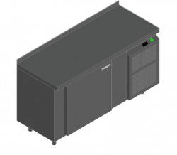 Купить стол с охлаждающим шкафом шкафом для пивных кег hicold br-1/snk w – цена от завода, доставка до двери | RuOborudovanie.ru