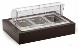 Купить мармит pintinox 51132840 венге настол.1*gn1/1 с крыш.roll-top (чафиндиш) с хладогентом, на дер.подст. – цена от завода, доставка до двери | RuOborudovanie.ru