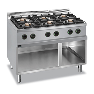 Плита 6 конфорочная 700 сер. Apach Aprg-117P