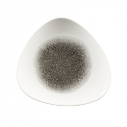 Купить тарелка мелкая треугольная 22,9см, без борта, цвет raku quartz black, studio prints rkbqtr91 – цена от завода, доставка до двери | RuOborudovanie.ru