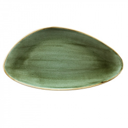 Купить блюдо треугольное chefs 35,5х18,8см, без борта, stonecast, цвет samphire green ssgstc351 – цена от завода, доставка до двери | RuOborudovanie.ru