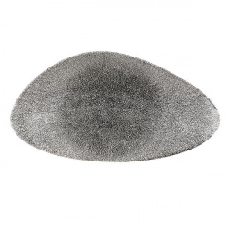 Купить блюдо треугольное chefs 35х19см, без борта, цвет raku quartz black, studio prints rkbqtc351 – цена от завода, доставка до двери | RuOborudovanie.ru