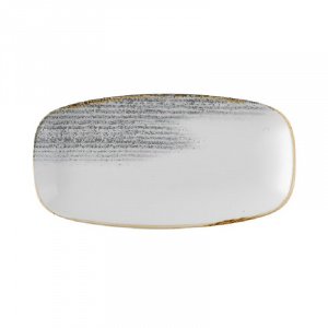 Блюдо прямоугольное Chefs 35,5Х18,9СМ, без борта, цвет Jasper Grey, Studio Prints Homespun Accents H