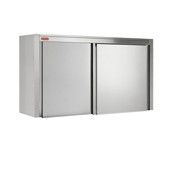 Шкаф-полка Angelo Po 12PC закрытый 246л двери купе нерж. 120x40x66см настен.