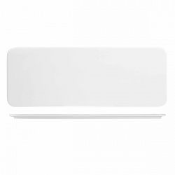 Купить блюдо сервировочное прямоугольное 37,6х14см, цвет white, buffet wood aprrst1 – цена от завода, доставка до двери | RuOborudovanie.ru