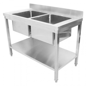 Ванна моечная с бортом нерж.STD245A 1200х600х850 мм