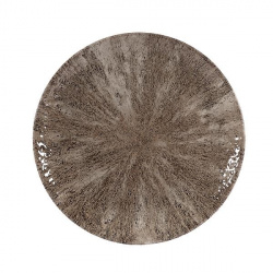 Купить тарелка мелкая 26см, без борта, цвет stone zircon brown, studio prints stzbev101 – цена от завода, доставка до двери | RuOborudovanie.ru
