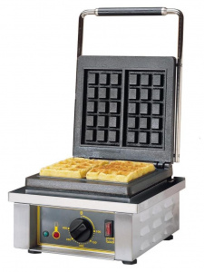 Вафельница Roller Grill GES10 бельгийские 1зона (2шт.100x170x22мм - чугун)
