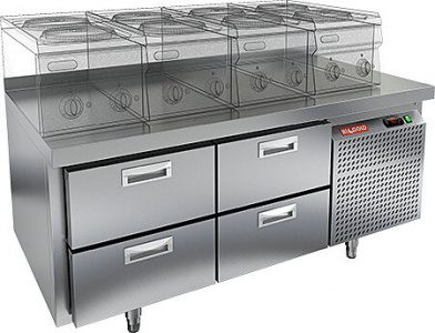 Стол с охлаждающим шкафом Hicold Sn 22/Tn Lt без столешницы
