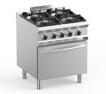 Плита газовая 4 конфорочная 700 серии Apach Chef Line Glrrg77Fevp