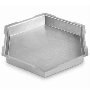 Поднос сервировочный Honeycomb Small D35,6См H3,8См, шестиугольный, для льда, нерж.сталь Sm122