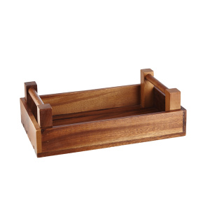 Поднос деревянный "ЯЩИК" 34Х20СМ H10См Buffet Wood Zcawrctc1