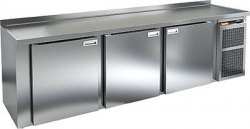 Купить стол охлаждаемый hicold br-111/gnk (-2+10), 3 двери, под кеги, 2840х700х850 – цена от завода, доставка до двери | RuOborudovanie.ru