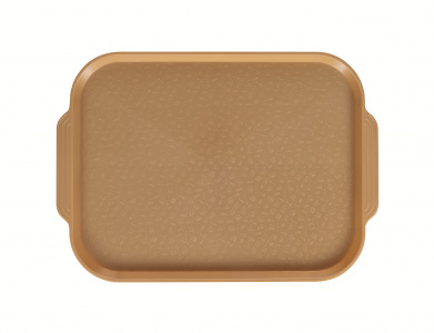 Поднос столовый 450х355 мм с ручками золотой