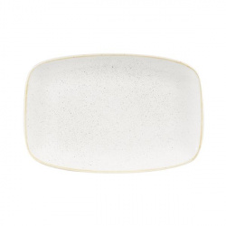 Купить блюдо прямоугольное chefs 30х19,9см, без борта, stonecast, цвет barley white swhsobl41 – цена от завода, доставка до двери | RuOborudovanie.ru