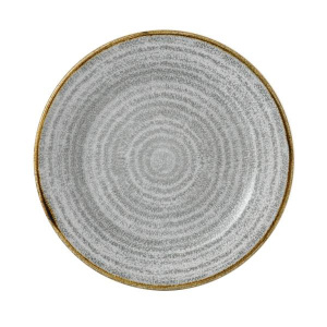 Тарелка мелкая 17СМ, с бортом, цвет Stone Grey, Studio Prints Spsgvp651