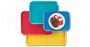 Поднос пластик Cambro 32,5Х53 красный 3253Cl