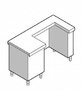 Прилавок для кассы Emainox 8Csx15 8045061
