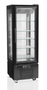Витрина морозильная Tefcold UPD400-F Black (черный) со стеклом 364л 1кВт (-22...-18С)