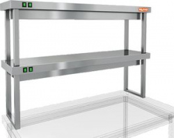Купить полка тепловая hicold tp2-7/4 двухъярусная настольная (700х400х800мм) – цена от завода, доставка до двери | RuOborudovanie.ru