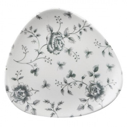 Купить тарелка мелкая треугольная 19,2см, без борта, vintage prints, цвет grey rose chintz rcgtr71 – цена от завода, доставка до двери | RuOborudovanie.ru
