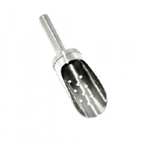 Совок для льда 19СМ, перфорированный, нерж.сталь Isp7