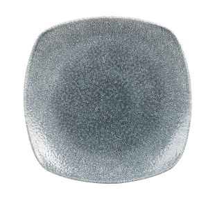 Тарелка мелкая квадратная 25,2СМ, цвет Raku Topaz Blue, Studio Prints Rktbsp111