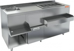 Купить барная станция hicold нбмкс-15/5бпк с бортом – цена от завода, доставка до двери | RuOborudovanie.ru