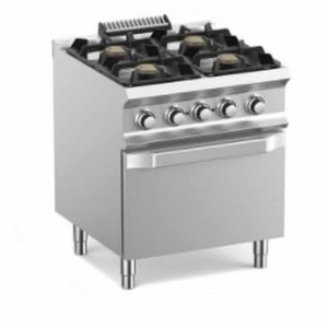 Плита газовая 4 конфорочная 700 серии Apach Chef Line SLRRG87OSIK
