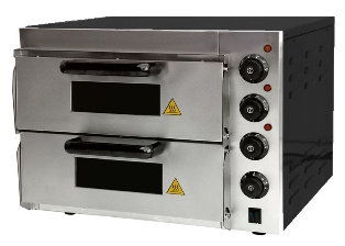 Печь для пиццы Hurakan HKN-MD11E крашен.корпус 2 камеры электр.подовая