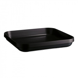 Купить блюдо керамическое квадратное 7,60л 41,5х41,5см h6,5см, серия welcome, цвет черный 324171 – цена от завода, доставка до двери | RuOborudovanie.ru