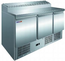 Купить стол холодильный cooleq ps300 нерж. для пиццы на 400л (+2...+8) 3дв. – цена от завода, доставка до двери | RuOborudovanie.ru