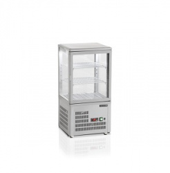 Купить витрина холодильная tefcold upd60 grey (серый) со стеклом 58л 0,16квт (+2...+12с) – цена от завода, доставка до двери | RuOborudovanie.ru