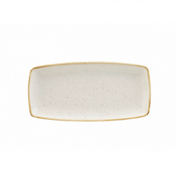 Купить блюдо сервировочное 29,5х15см, без борта, stonecast, цвет barley white swhsop111 – цена от завода, доставка до двери | RuOborudovanie.ru
