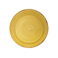Купить тарелка мелкая 16,5см, без борта, stonecast, цвет mustard seed yellow smssevp61 – цена от завода, доставка до двери | RuOborudovanie.ru