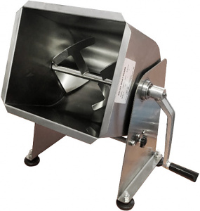Фаршемешалка Kocateq FME10T ручная 10 л c откидным бункером, 1 осью и подкл. к приводу G12